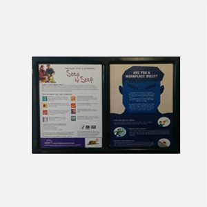 Workplace/Campus Safety Side-by-Side Frame (Pack of 10)